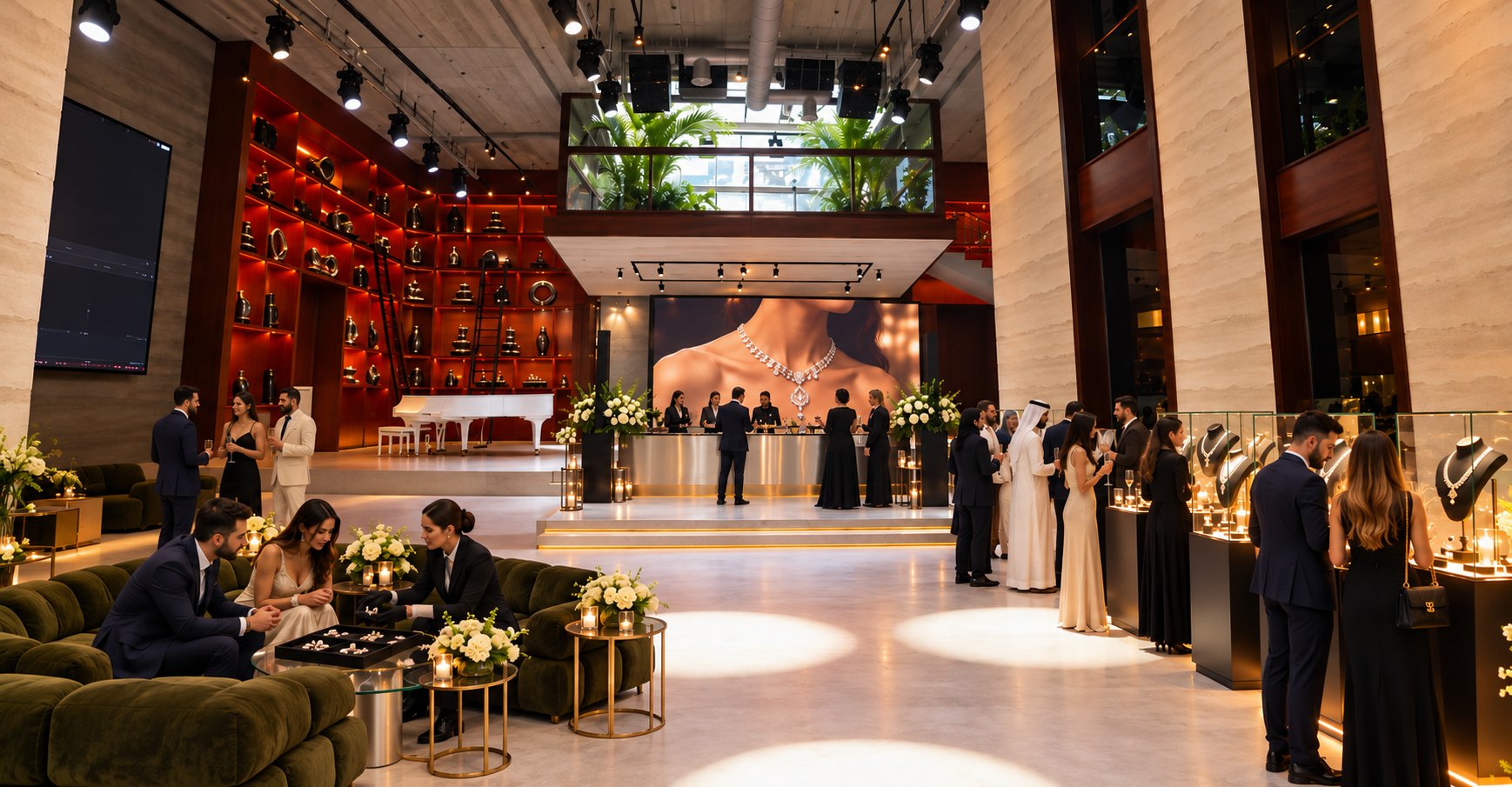 Choosing a Private Venue for Your Jewellery Trunk Show in Dubai