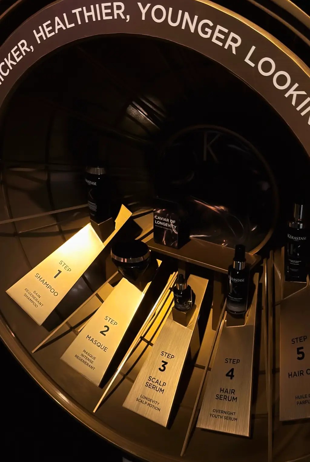 chronologiste-hair-longevity-ritual-steps Chronologiste hair longevity ritual steps display