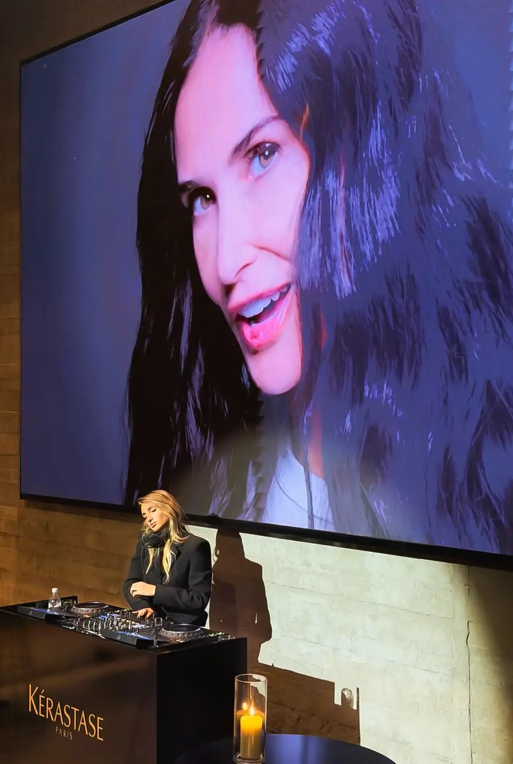 kerastase-beauty-launch-dj-set-dubai DJ performing at the Kérastase Chronologiste launch event in Dubai