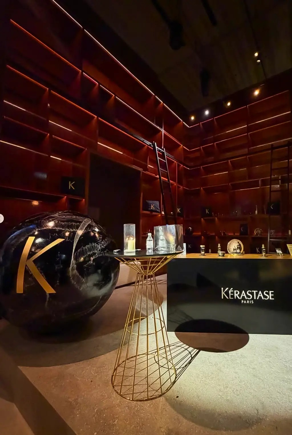 kerastase-product-launch-private-venue-al-quoz Kérastase product launch setup at a private venue in Al Quoz