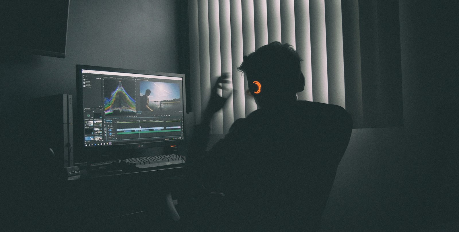 Video editor making revisions after client feedback