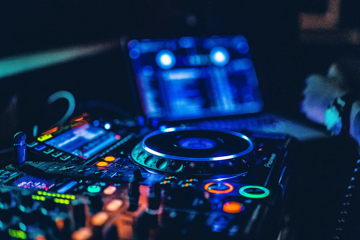 DJ mixer and sound equipment for an event in Dubai DJ mixer and sound equipment for an event in Dubai